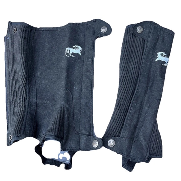 Royal Highness Other - Royal Highness Kids Chaps Riding Horses Black Size 4